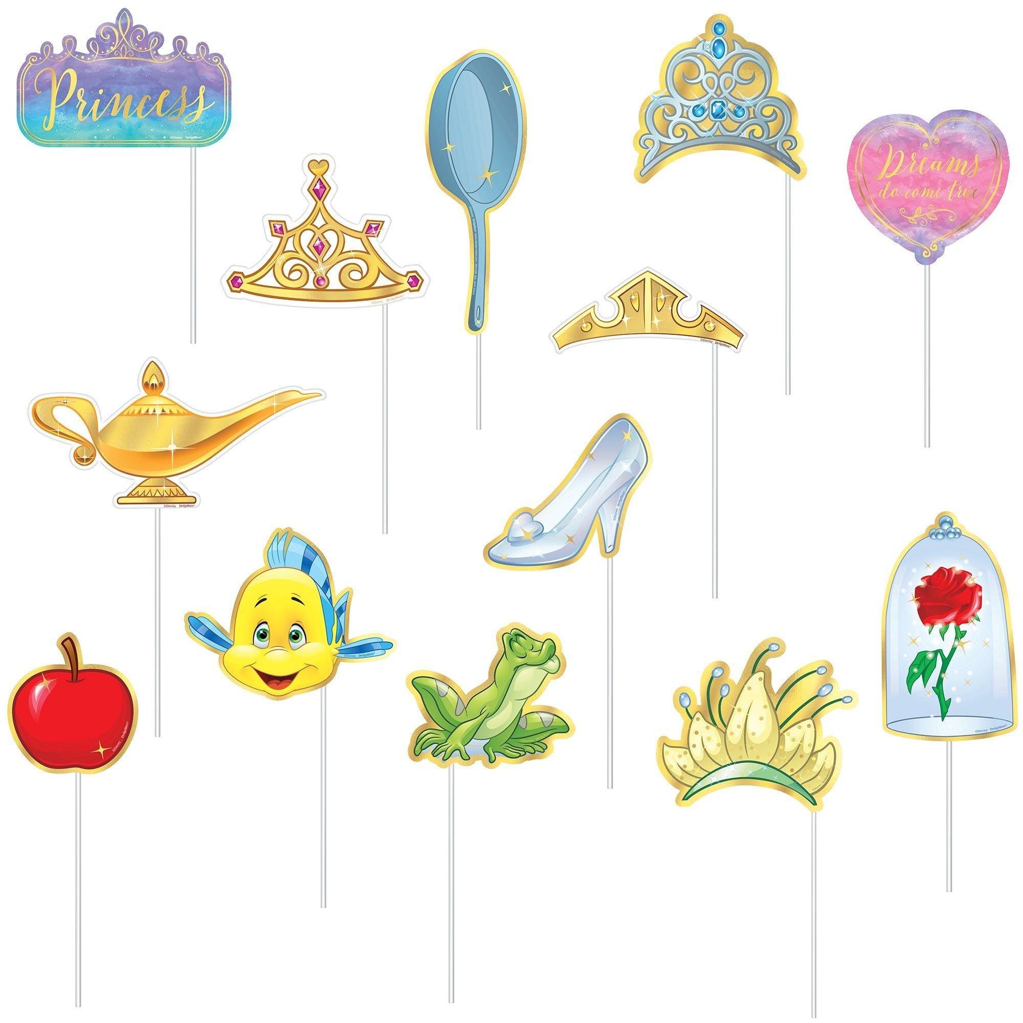 Ultimate Disney Princess Party Supplies Pack for 24 Guests - Kit Includes Plates, Napkins, Cups, Table Covers, Centerpiece Decorations & Banner